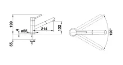 Blanco Kano S - Keukenkraan Met Uittrekbare Sproeikop, Wit/chroom 525040 -SANITINO WINKEL 4a75337c7c8ae5799cd18ac0