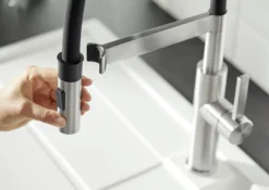 Blanco Sonea S - Wastafelkraan Met Flexibele Arm En Sproeikop, Geborsteld Rvs 526616 -SANITINO WINKEL 4b1ec79e0bb122cd6444e3c4