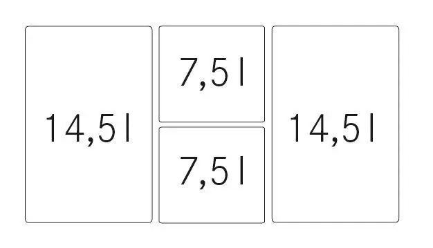 Franke Sorters - Easysort 600-2-2 Inbouw Prullenbak 121.0494.193 5 Franke Sorters - Easysort 600-2-2 Inbouw Prullenbak 121.0494.193 - Afbeelding 3