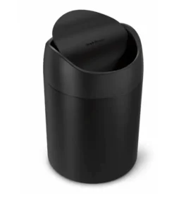 Simplehuman Afvalemmers - Afvalemmer Tafel, 1,5 L, Mat Zwart CW2100