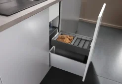 Blanco Flexon II - Inbouw Afvalemmer, Met Scheidingswand, Inhoud 16 L 521467 -SANITINO WINKEL 4fc4ba60b232367c18873460