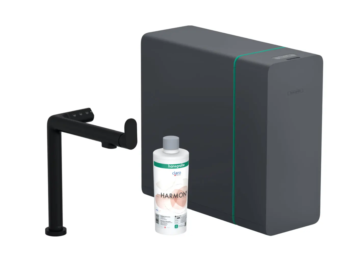 Hansgrohe Aqittura M91 - Keukenkraan, SodaSystem, SBox, Mat Zwart 76837670 3 Hansgrohe Aqittura M91 - Keukenkraan, SodaSystem, SBox, Mat Zwart 76837670