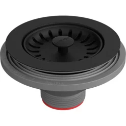 Franke Toebehoren - Zeefventiel Colorline, Mat Zwart 112.0668.276