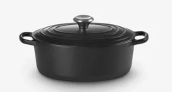 Le Creuset Signature - Ovale Ovenschaal Met Deksel, Inhoud 8,9 L, Noir Mat 21178350000430