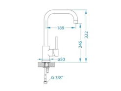 Alveus Oz Monarch - Keukenkraan, Bronze 1134855 -SANITINO WINKEL 538d3897ac2e8bbadf8e6428