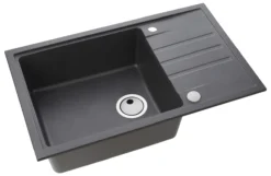 Alveus Intermezzo - Granieten Spoelbak 78x48 Cm, Carbon 1117050 -SANITINO WINKEL 552a30d7859cc45e6a4b06fe