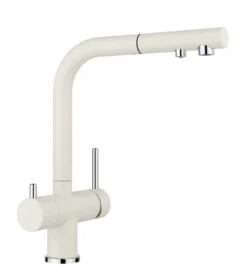 Blanco Fontas S II - Keukenkraan Met Uittrekbare Uitloop En Filterfunctie, Zacht Wit 526947