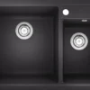 Blanco Legra 8 - Silgranit Spoelbak, 78x50 Cm, Antraciet 526224 -SANITINO WINKEL 5762b9ce51e1e6acb7b74f74