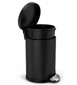 Simplehuman Afvalemmers - Afvalbak 4,5 L, Mat Zwart CW2091 -SANITINO WINKEL 57e22b3e267a168a7d2a413e