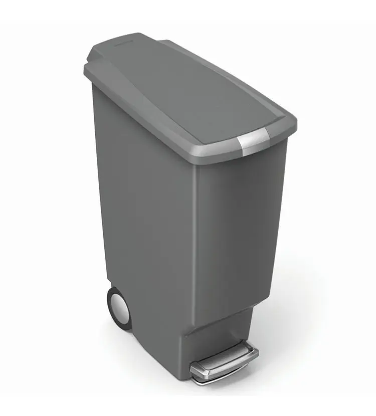 Simplehuman Afvalemmers - Afvalbak Slim 40 L, Grijs CW1363 5 Simplehuman Afvalemmers - Afvalbak Slim 40 L, Grijs CW1363 - Afbeelding 3