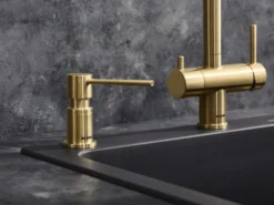 Blanco Accessoires - Afwasmiddel Dispenser Lato, Satijn Goud 526699 -SANITINO WINKEL 5918e2f284b2126dfcefc5f3