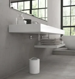 Aqualine Accessoires - Afvalbak 6 L, Wit 120902 -SANITINO WINKEL 5944dbd41a930b62dafa332d