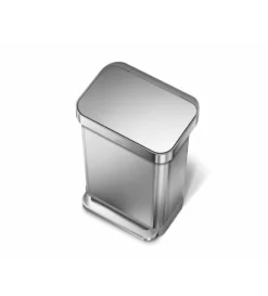 Simplehuman Afvalemmers - Pedaalemmer Met Zakenhouder, 45 L, Gebrosteld Rvs CW2024 12 Simplehuman Afvalemmers - Pedaalemmer Met Zakenhouder, 45 L, Gebrosteld Rvs CW2024 -SANITINO WINKEL 59a1a17af55f11624e4ed253