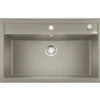 Blanco Dalago 8 - Silgranit Spoelbak, 82x51 Cm, Met Afvoerregeling, Tartufo 517323