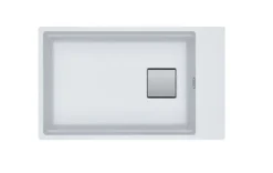 Franke Kubus 2 - Fragraniet Spoelbak KNG 110-62, 76x46 Cm, Glacier 125.0512.517