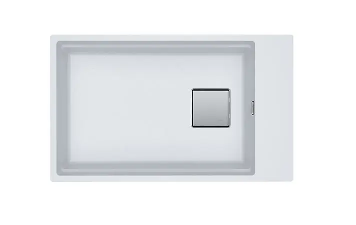 Franke Kubus 2 - Fragraniet Spoelbak KNG 110-62, 76x46 Cm, Glacier 125.0512.517 3 Franke Kubus 2 - Fragraniet Spoelbak KNG 110-62, 76x46 Cm, Glacier 125.0512.517