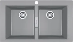 Franke Sirius 2.0 - Tectonite Spoelbak S2D 620-86, 86x50 Cm, Grijs 143.0650.970