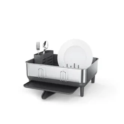 Simplehuman Keuken Accessoires - Afdruiprek 394x380x190 Mm, Grijs/roestvrij Staal KT1184DC -SANITINO WINKEL 5d5ce9f9852a96ce7eff4a0e