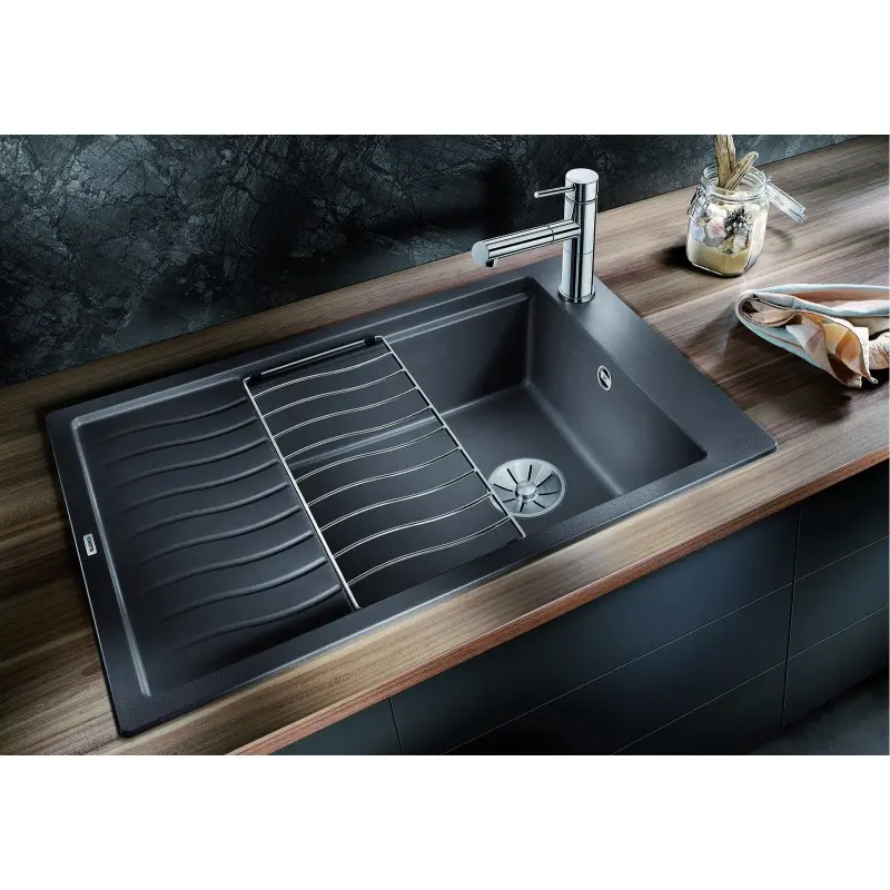 Blanco Elon XL 6 - Silgranit Spoelbak, 78x50 Cm, Antraciet 524844 5 Blanco Elon XL 6 - Silgranit Spoelbak, 78x50 Cm, Antraciet 524844 - Afbeelding 3