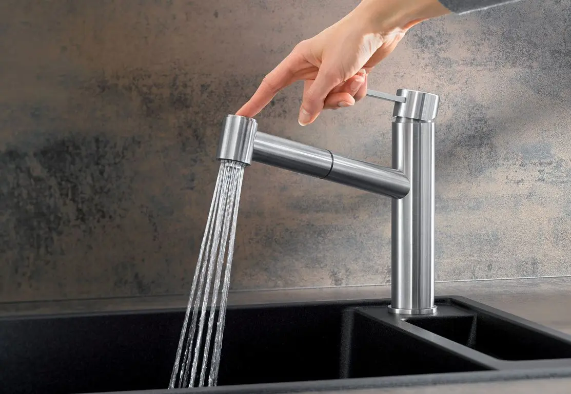 Blanco Ambis S - Keukenkraan Met Uittrekbare Sproeikop, Geborsteld Rvs 525124 7 Blanco Ambis S - Keukenkraan Met Uittrekbare Sproeikop, Geborsteld Rvs 525124 - Afbeelding 5