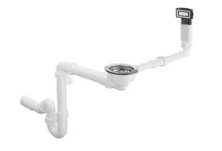 Hansgrohe Afvoergarnituren - Enkele Spoelbak Afvoer- En Overloopcombinatie, RVS 43921800