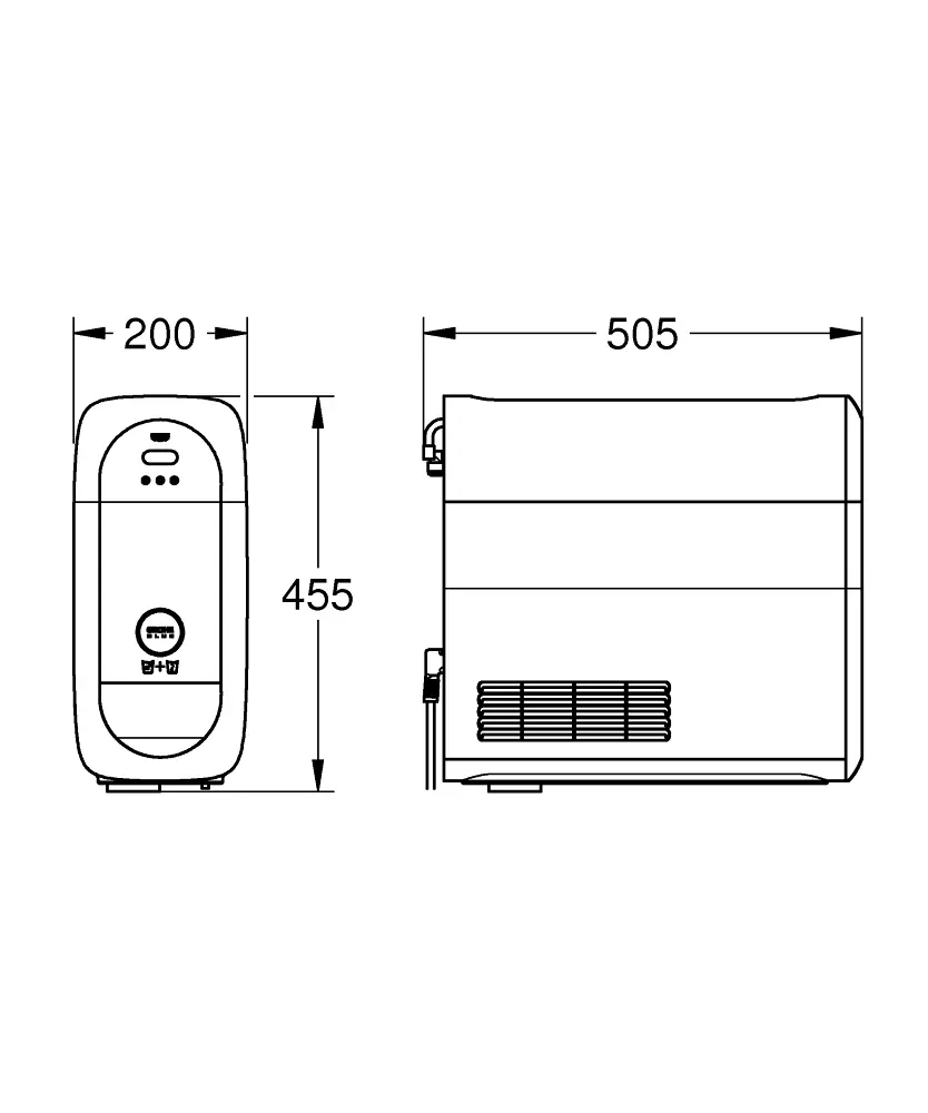 Grohe Blue Home - Cooler, Koeler, Wit 40711001 4 Grohe Blue Home - Cooler, Koeler, Wit 40711001 - Afbeelding 2