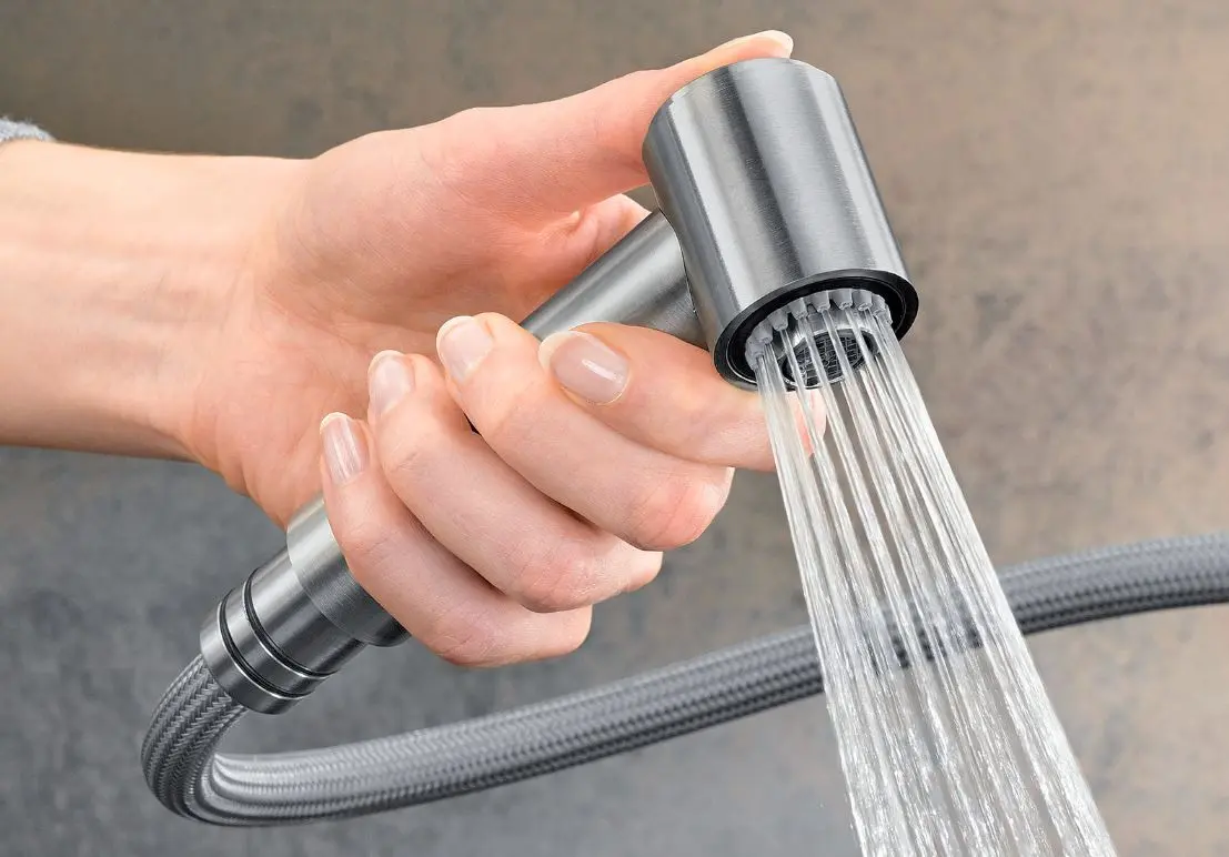 Blanco Ambis S - Keukenkraan Met Uittrekbare Sproeikop, Geborsteld Rvs 525124 9 Blanco Ambis S - Keukenkraan Met Uittrekbare Sproeikop, Geborsteld Rvs 525124 - Afbeelding 7