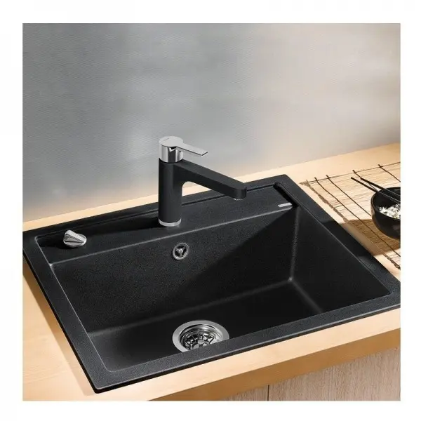 Blanco Dalago 6 - Silgranit Spoelbak, 62x51 Cm, Draaiknopbediening, Antraciet 514197 5 Blanco Dalago 6 - Silgranit Spoelbak, 62x51 Cm, Draaiknopbediening, Antraciet 514197 - Afbeelding 3