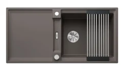 Blanco Adira - Silgranieten Spoelbak, 100x50 Cm, Met Afvoerbediening En Accessoires, InFino, Vulkaan Grijs 527620 8 Blanco Adira - Silgranieten Spoelbak, 100x50 Cm, Met Afvoerbediening En Accessoires, InFino, Vulkaan Grijs 527620 -SANITINO WINKEL 65b6d50ae45c1273a95356d4