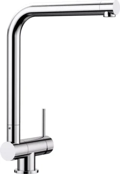 Blanco Laressa F - Keukenkraan, Neerklapbaar Onder Raam, Chroom 521545
