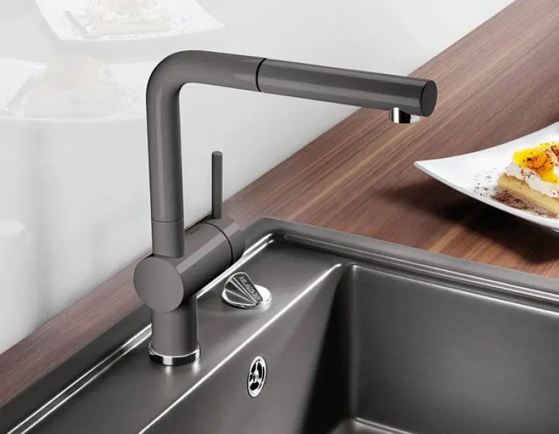 Blanco Linus S - Keukenkraan Met Uittrekbare Sproeikop, Rock Grey 518813 5 Blanco Linus S - Keukenkraan Met Uittrekbare Sproeikop, Rock Grey 518813 - Afbeelding 3