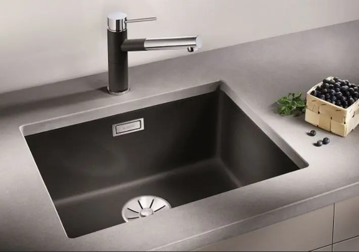 Blanco Subline 500 - Silgranit Spoelbak, 53x46 Cm, InFino, Koffie 523441 5 Blanco Subline 500 - Silgranit Spoelbak, 53x46 Cm, InFino, Koffie 523441 - Afbeelding 3