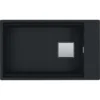 Franke Kubus 2 - Fragraniet Spoelbak KNG 110-62, 76x46 Cm, Mat Zwart 125.0627.321