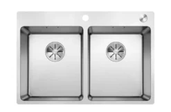 Blanco Andano 340/340 - Spoelbak, 75x50 Cm, InFino, Rvs 525248