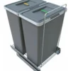 Elletipi Ecofil - Inbouw Afvalemmer, Gesplitst, 70 L PF01 53A2