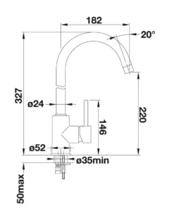 Blanco Mida - Keukenkraan, Wit 519418 -SANITINO WINKEL 6d81eca811bb26fe1ab6fc53