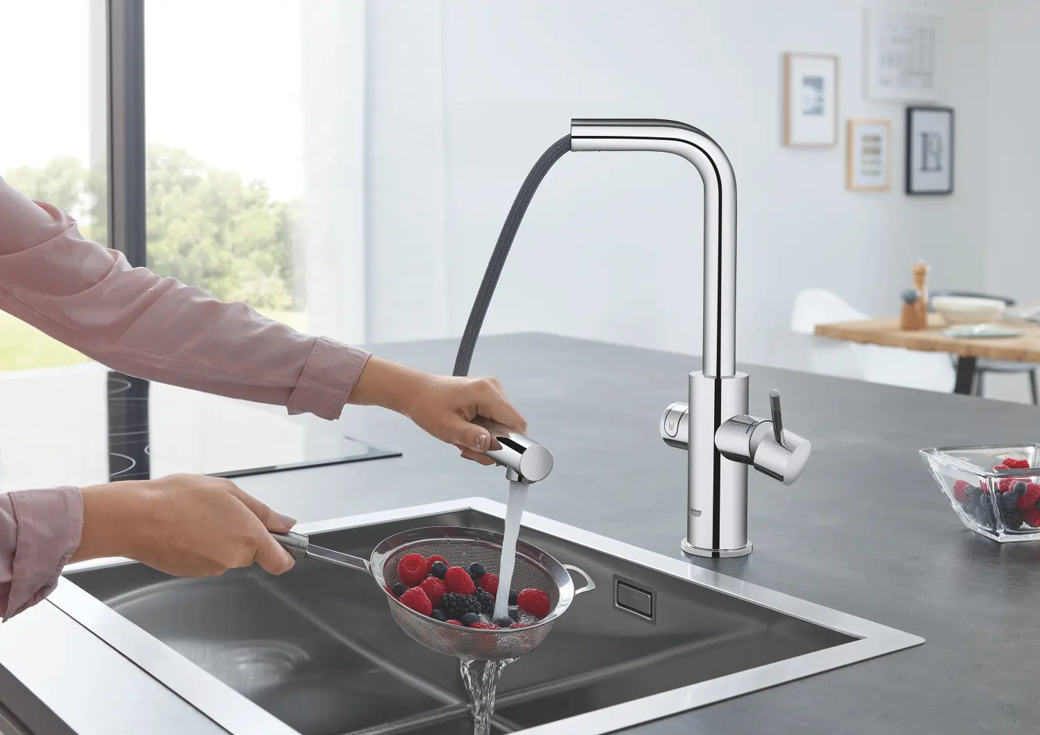 Grohe Blue Home - Keukenkraan Met Filterset En Koeler, Chroom 31539000 11 Grohe Blue Home - Keukenkraan Met Filterset En Koeler, Chroom 31539000 - Afbeelding 9