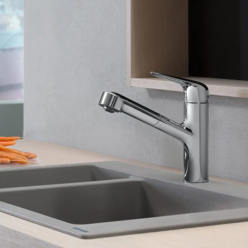 Hansgrohe Focus M42 - Keukenkraan M427-H150 Met Uittrekbare Handdouche, Chroom 71814000 5 Hansgrohe Focus M42 - Keukenkraan M427-H150 Met Uittrekbare Handdouche, Chroom 71814000 - Afbeelding 3