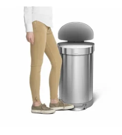 Simplehuman Afvalemmers - Afvalbak 45 L, Gebrosteld Rvs CW2030 15 Simplehuman Afvalemmers - Afvalbak 45 L, Gebrosteld Rvs CW2030 -SANITINO WINKEL 7111d3e708a0c8a868978e57