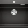 Blanco Pleon 8 - Silgranit Spoelbak, 70x51 Cm, Zwart 525957