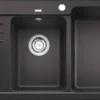 Blanco Naya 8 - Silgranit Spoelbak, 116x50 Cm, Zwart 525946 -SANITINO WINKEL 734f5f9966b0a7cb6dc4c822