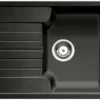 Blanco Zia 40 - Silgranit Spoelbak, 62x50 Cm, Zwart 526006