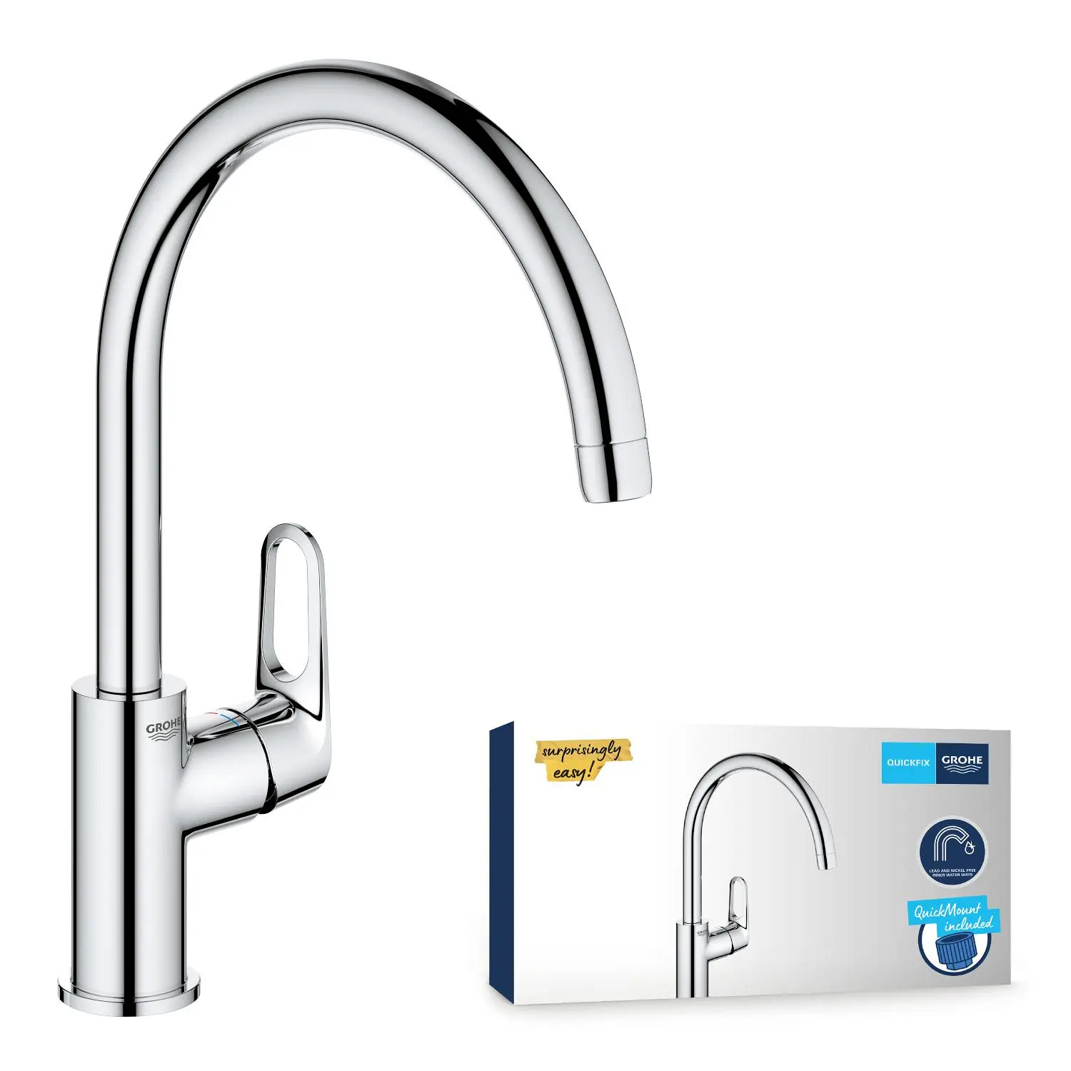 Grohe Start Flow - Keukenkraan, Chroom 31555001 6 Grohe Start Flow - Keukenkraan, Chroom 31555001 - Afbeelding 4