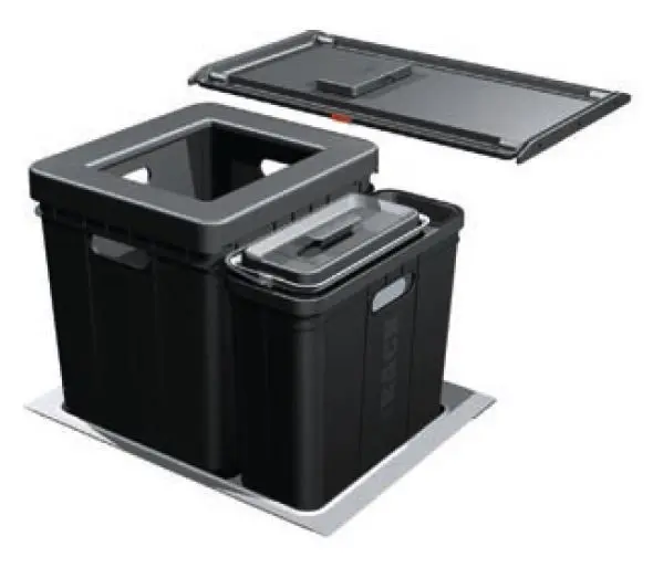 Franke Sorters - Inbouw Prullenbak Composta 350-60 121.0307.526 3 Franke Sorters - Inbouw Prullenbak Composta 350-60 121.0307.526