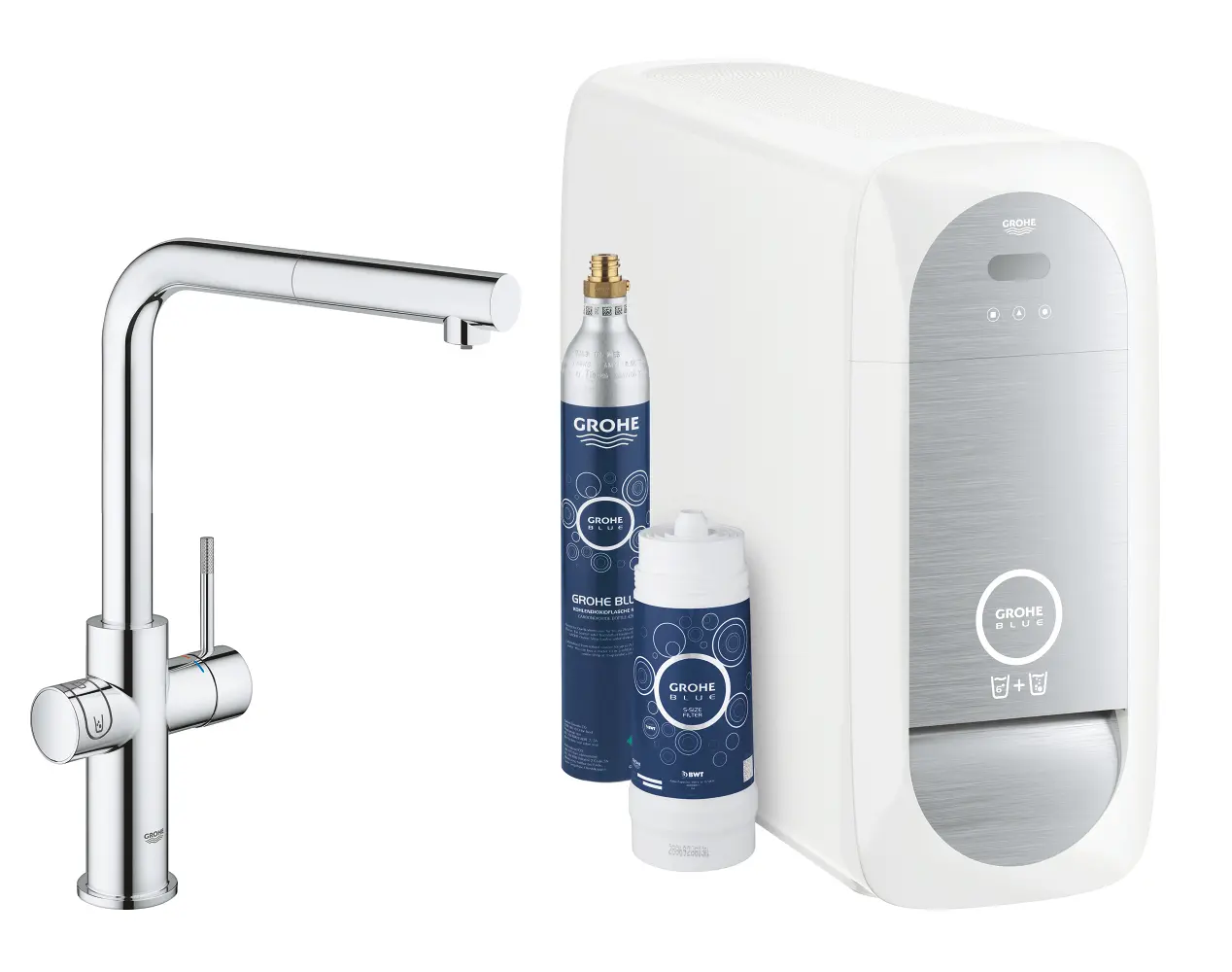 Grohe Blue Home - Keukenkraan Met Filterset En Koeler, Chroom 31539000 3 Grohe Blue Home - Keukenkraan Met Filterset En Koeler, Chroom 31539000