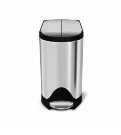Simplehuman Afvalemmers - Afvalbak 10 L, Geborsteld Roestvrij Staal CW1899