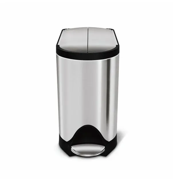 Simplehuman Afvalemmers - Afvalbak 10 L, Geborsteld Roestvrij Staal CW1899 3 Simplehuman Afvalemmers - Afvalbak 10 L, Geborsteld Roestvrij Staal CW1899