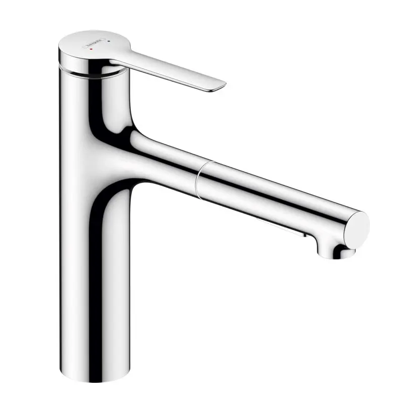 Hansgrohe Zesis M33 - Keukenkraan Met Uittrekbare Handdouche, Chroom 74822000 3 Hansgrohe Zesis M33 - Keukenkraan Met Uittrekbare Handdouche, Chroom 74822000