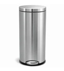 Simplehuman Afvalemmers - Afvalbak 30 L, Geborsteld Roestvrij Staal CW1810