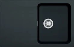 Franke Orion - OID 611-78 Tectonite Spoelbak, 78x50 Cm, Zwart 114.0288.588